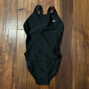 Kids Flow accelerate competitive training swim suit size 25. Black. Like new.